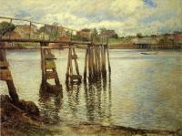 Joseph R DeCamp - Jetty at Low Tide aka The Water Pier